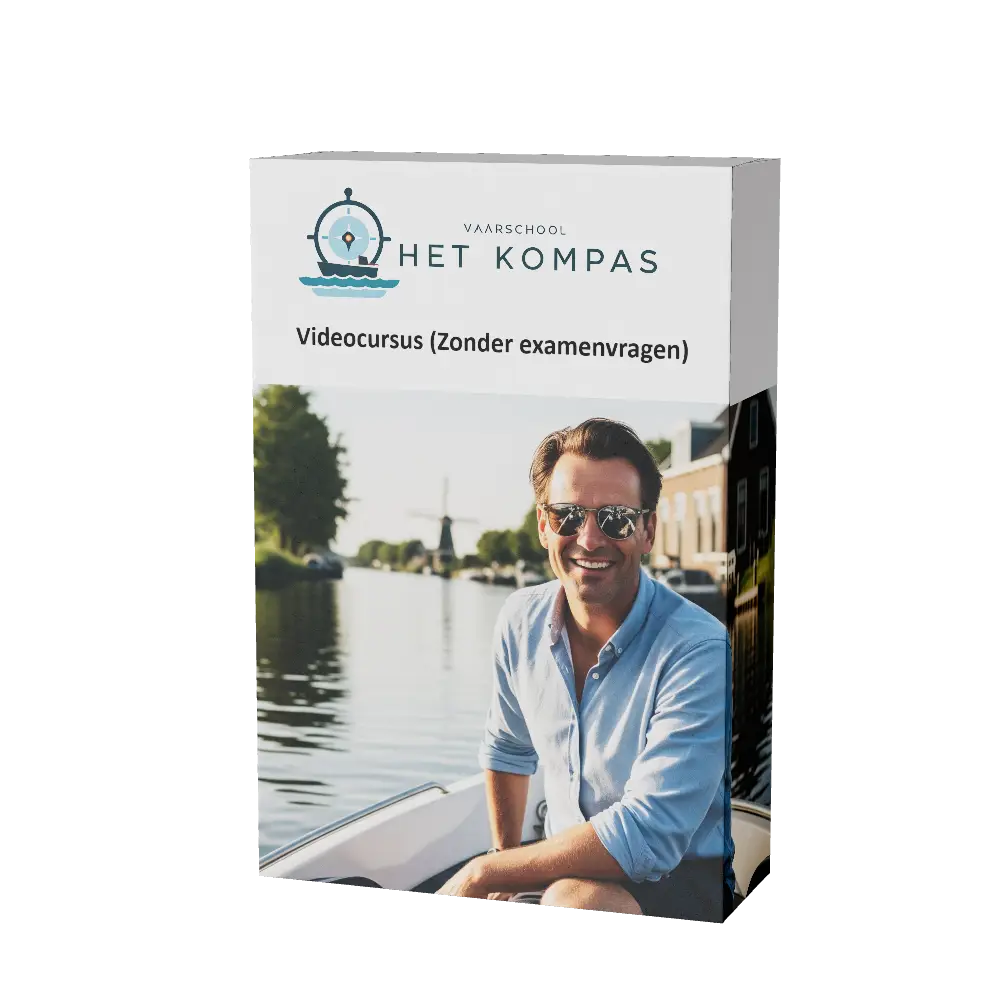 Videocursus Klein Vaarbewijs 1 zonder examenvragen van Vaarschool Het Kompas